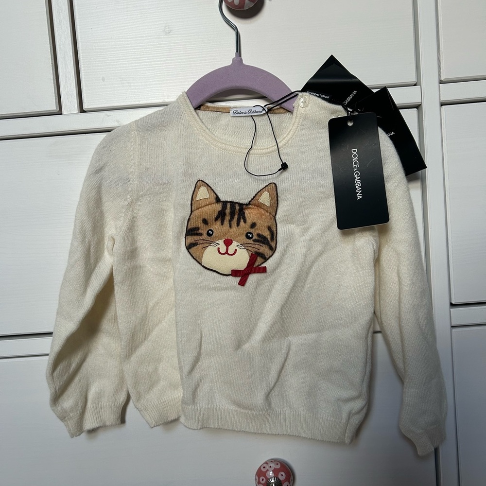Dolce & Gabbana Cat Sweater